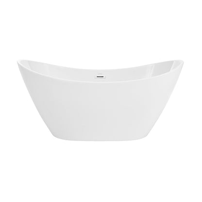 Swiss Madison Ivy 67" Double Slipper Freestanding Bathtub