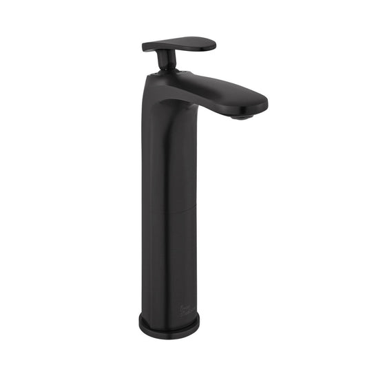 Swiss Madison Sublime Single Hole, Single-Handle, High Arc Bathroom Faucet in Matte Black