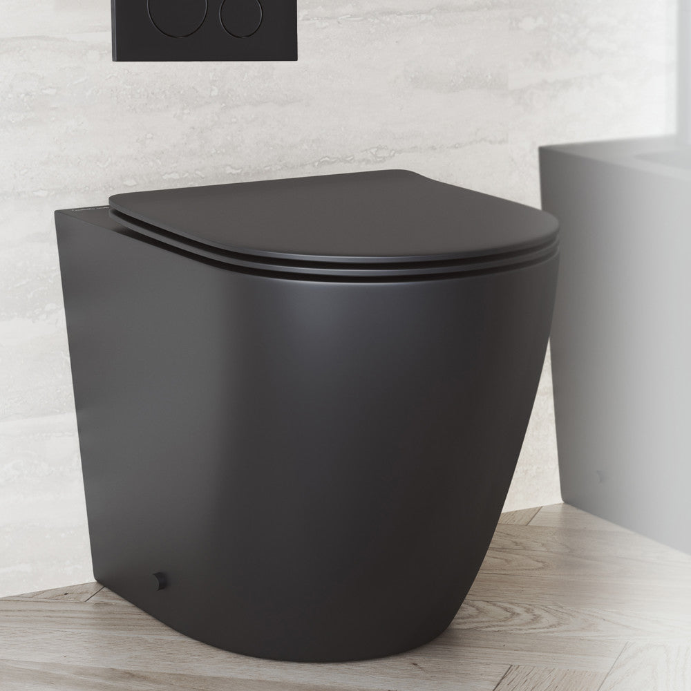 Swiss Madison St. Tropez Back-to-Wall Elongated Toilet Bowl