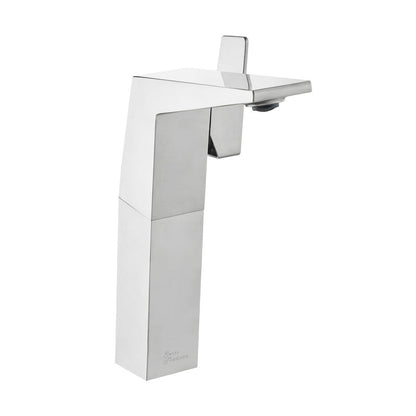 Swiss Madison Carre Single Hole, Single-Handle, High Arc Bathroom Faucet in Chrome
