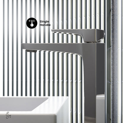 Swiss Madison Voltaire Single Hole, Single-Handle, High Arc Bathroom Faucet in Chrome