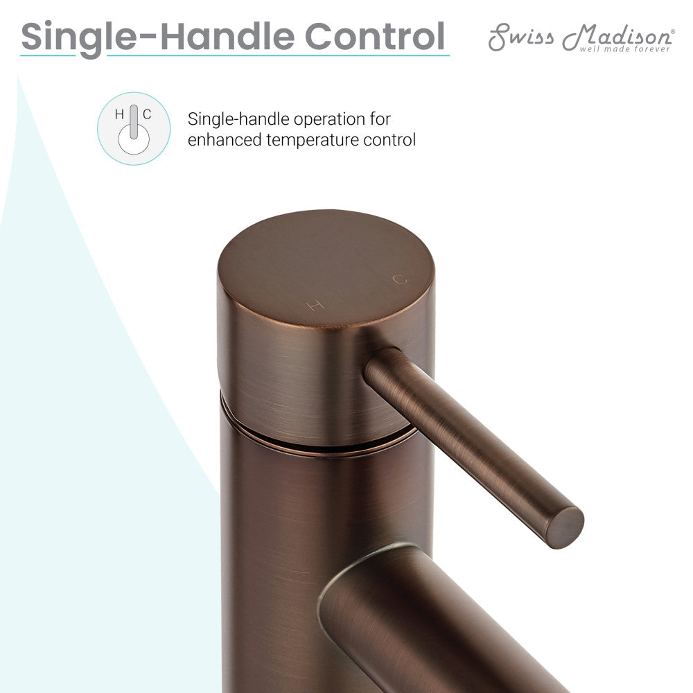 Swiss Madison Ivy Single Hole, Single-Handle, Bathroom Faucet in Oil Rubbed Bronze