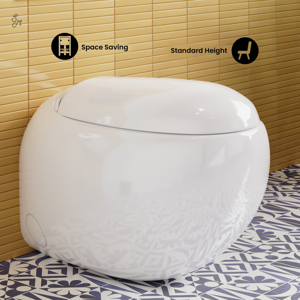Swiss Madison Plaisir Back to Wall Toilet