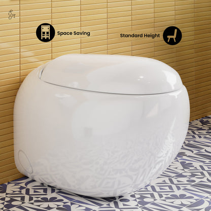 Swiss Madison Plaisir Back to Wall Toilet