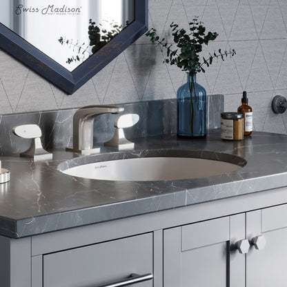 Swiss Madison Plaisir 16.5 Oval Under-Mount Bathroom Sink