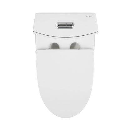Swiss Madison St. Tropez One-Piece Elongated Toilet Vortex Dual-Flush 1.1/1.6 gpf