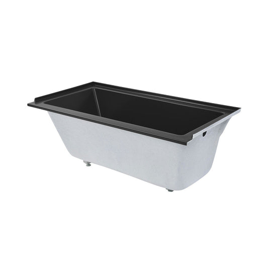 Swiss Madison Voltaire 60" x 30" Right-Hand Drain Alcove Bathtub in Matte Black