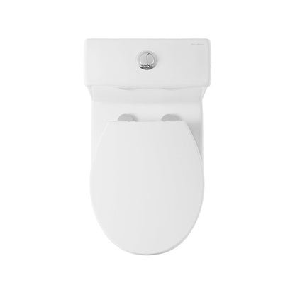 Swiss Madison Sublime II Two-Piece Round Toilet Dual-Flush 0.8/1.28 gpf