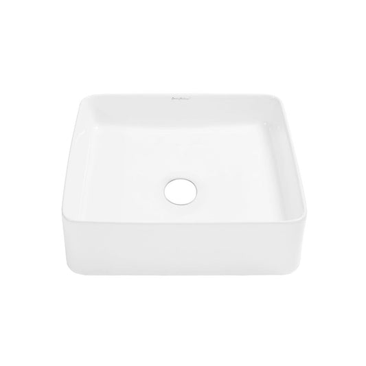 Swiss Madison Concorde 15 Square Ceramic Vessel Sink