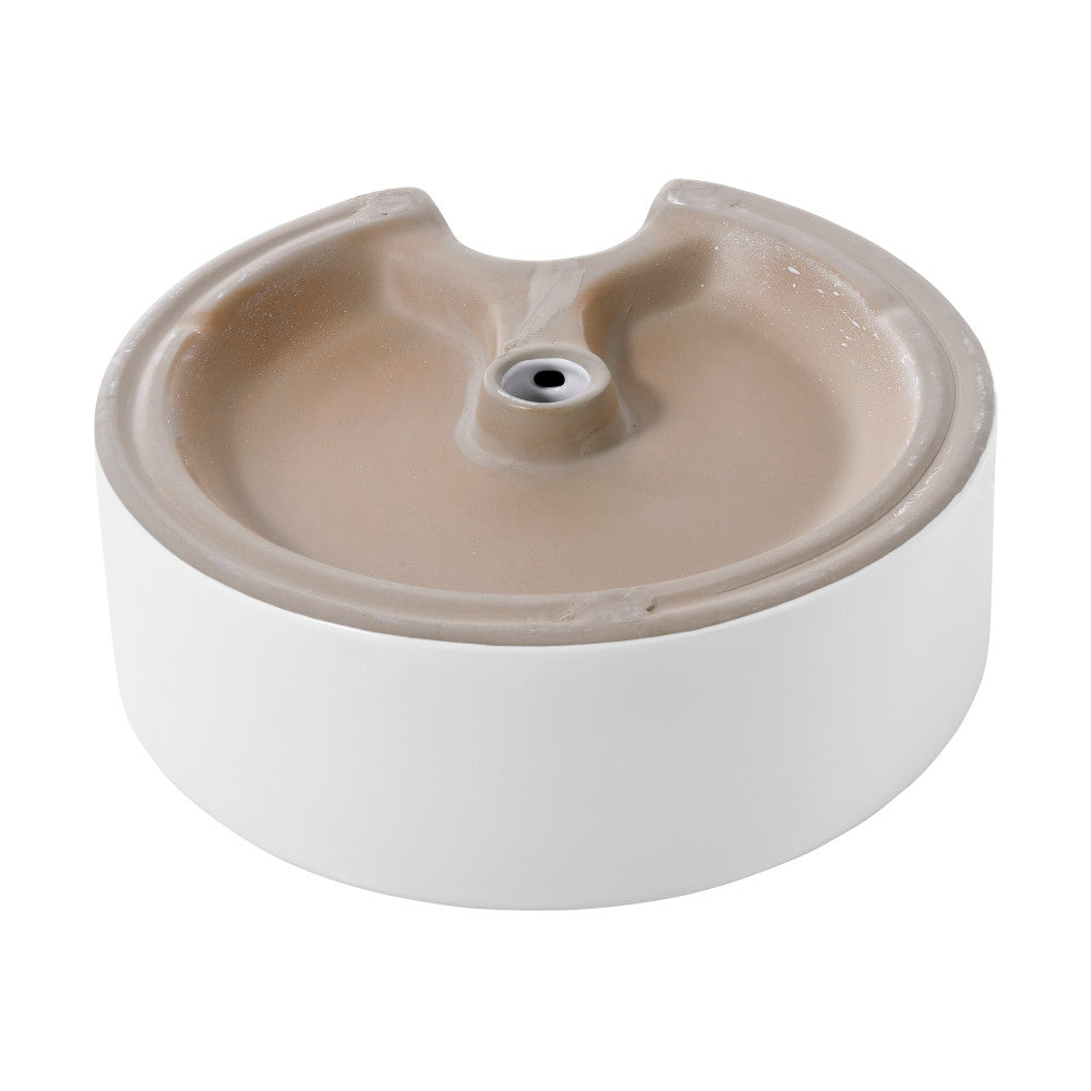 Swiss Madison Monaco Round Vessel Sink with Faucet Mount