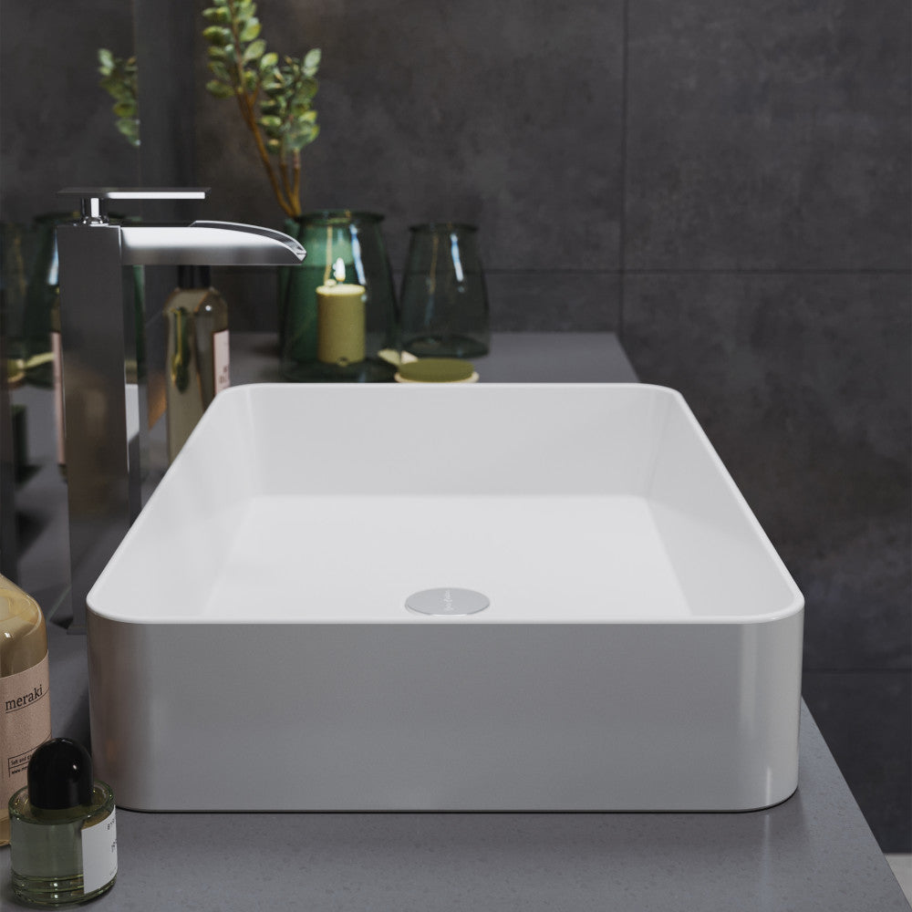Swiss Madison Concorde 24 Rectangle Ceramic Vessel Sink