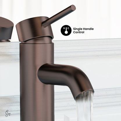 Swiss Madison Ivy Single Hole, Single-Handle, Bathroom Faucet in Oil Rubbed Bronze