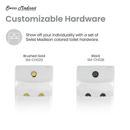 Swiss Madison Ivy One-Piece Elongated Toilet Vortex Dual-Flush 1.1/1.6 gpf