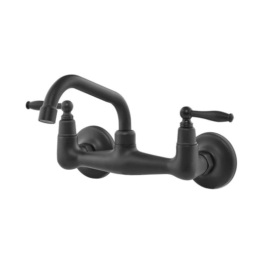 Swiss Madison Loire Wall-Mounted Faucet in Matte Black