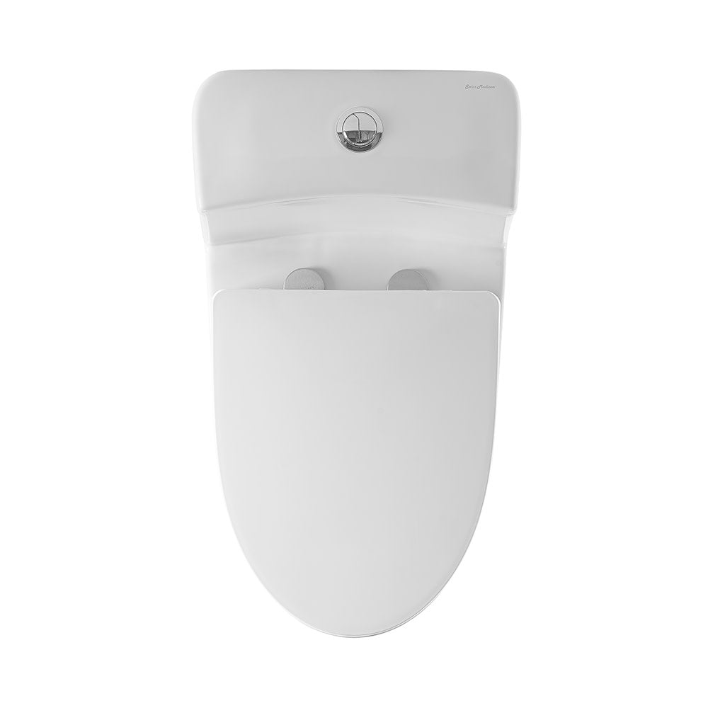 Swiss Madison Bastille One-Piece Elongated Toilet Vortex Dual-Flush 1.1/1.6 gpf