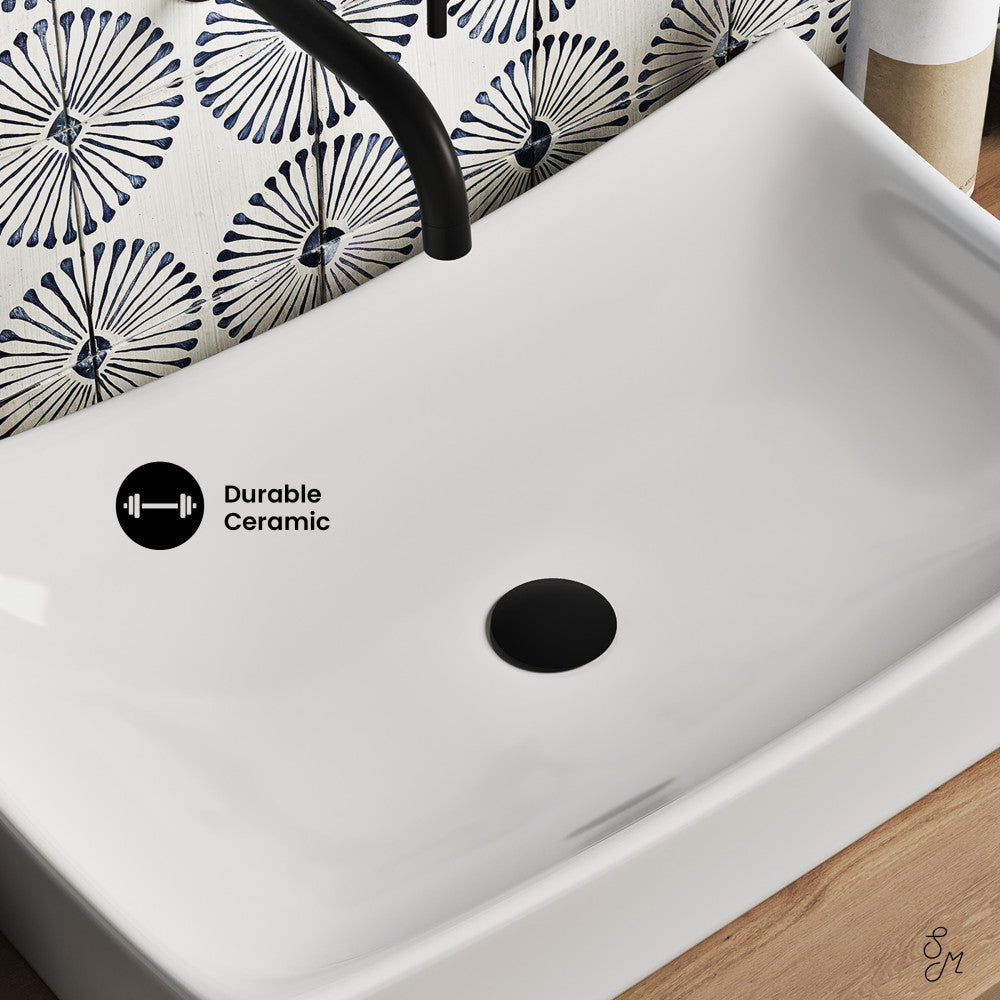 Swiss Madison Marseille 25.5” Rectangle Vessel Bathroom Sink