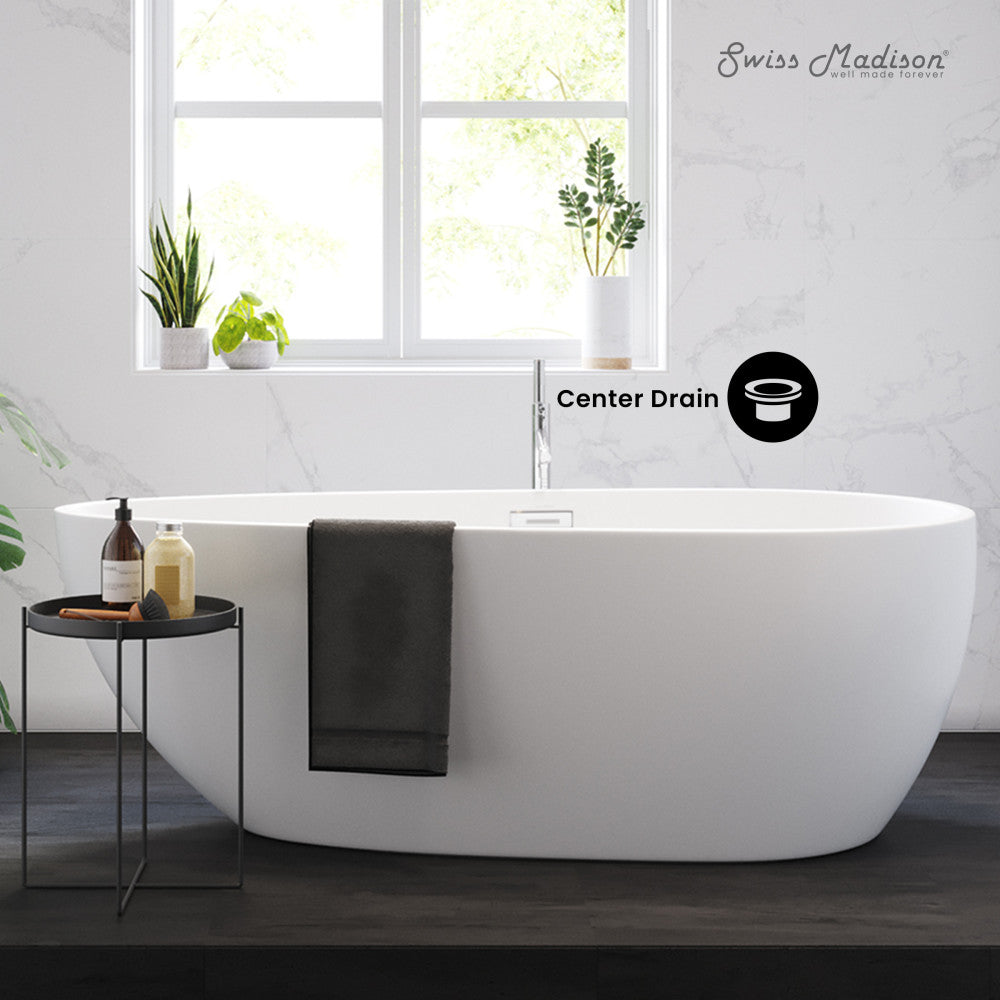 Swiss Madison Monaco 67" Freestanding Bathtub