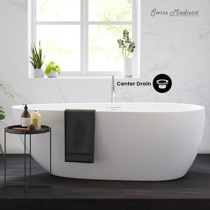Swiss Madison Monaco 67" Freestanding Bathtub
