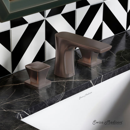 Swiss Madison Monaco 8 in. Widespread, 2-Handle, Bathroom Faucet in Oil Rubbed Bronze