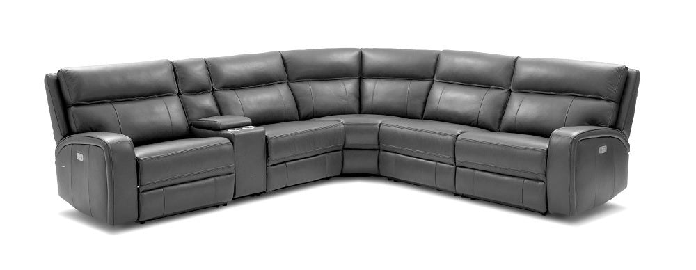 J&M Furniture Cozy Motion Sectional In Grey