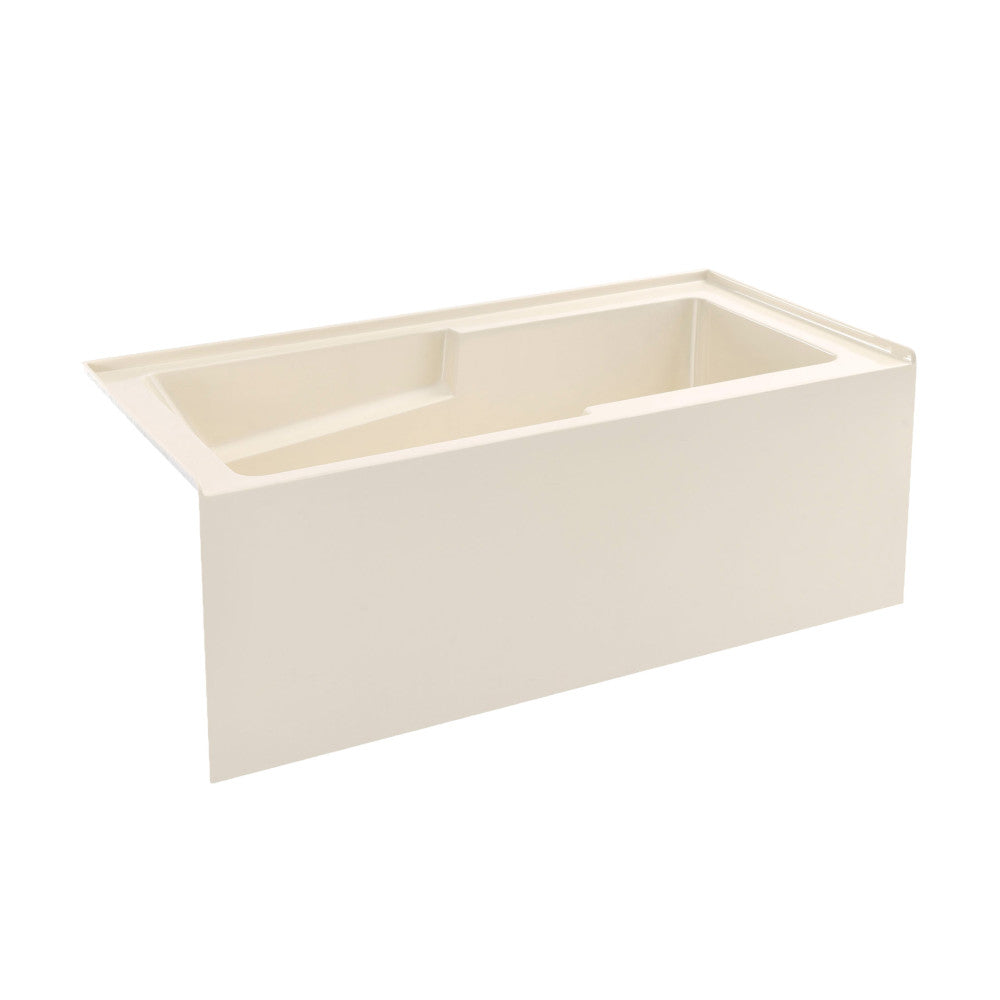 Swiss Madison Voltaire 60" x 32" Left-Hand Drain Alcove Bathtub with Apron in Bisque