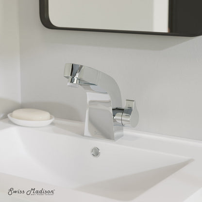 Swiss Madison Virage 7 Single Handle, Bathroom Faucet in Chrome