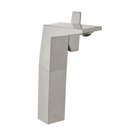 Swiss Madison Carre Single Hole, Single-Handle, High Arc Bathroom Faucet in Brushed Nickel