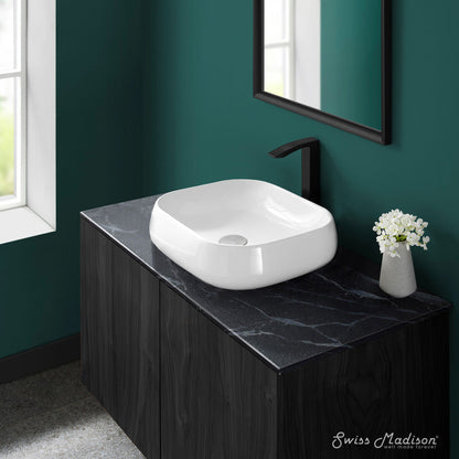 Swiss Madison Chateau 18 Square Ceramic Vessel Sink