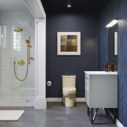 Swiss Madison Sublime One-Piece Elongated Dual-Flush Toilet in Bisque 1.1/1.6 gpf