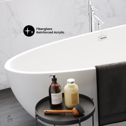 Swiss Madison Monaco 67" Freestanding Bathtub