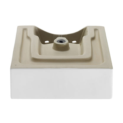 Swiss Madison Voltaire 18 Square Ceramic Wall Mount Sink