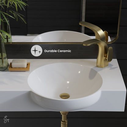 Swiss Madison Chateau 30" Right Side Faucet Wall-Mount Bathroom Sink