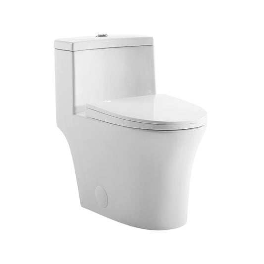 Swiss Madison Bastille One-Piece Elongated Toilet Vortex Dual-Flush 1.1/1.6 gpf