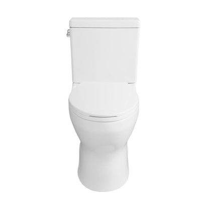 Swiss Madison Classe Two-Piece Elongated Left Side Flush Handle Toilet 1.28 gpf