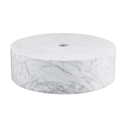 Swiss Madison Monaco 17" Round Vessel Bathroom Sink in Marbled Grey