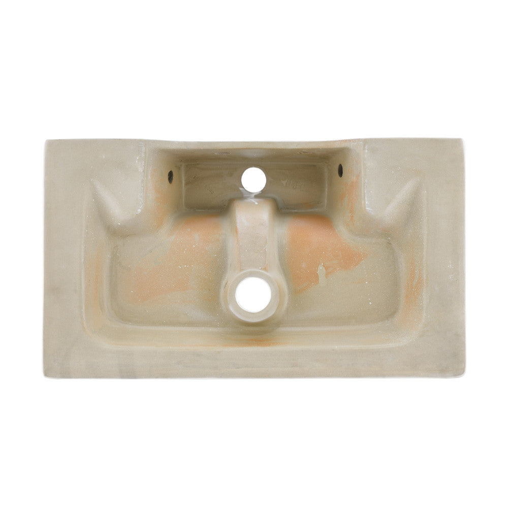 Swiss Madison Claire 22" Rectangle Wall-Mount Bathroom Sink in White Marble