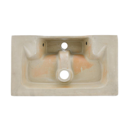 Swiss Madison Claire 22" Rectangle Wall-Mount Bathroom Sink in White Marble