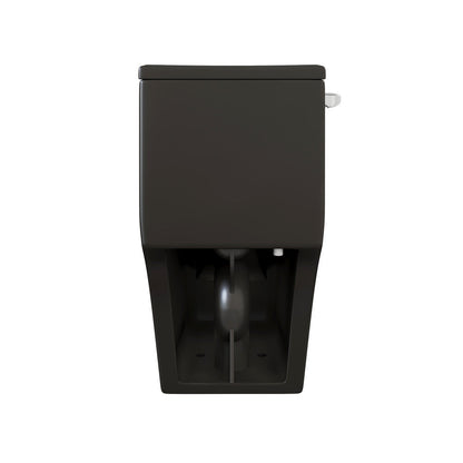 Swiss Madison Dreux One-Piece 12" Rough-in 1.28 GPF Left Flush Elongated Toilet in Matte Black