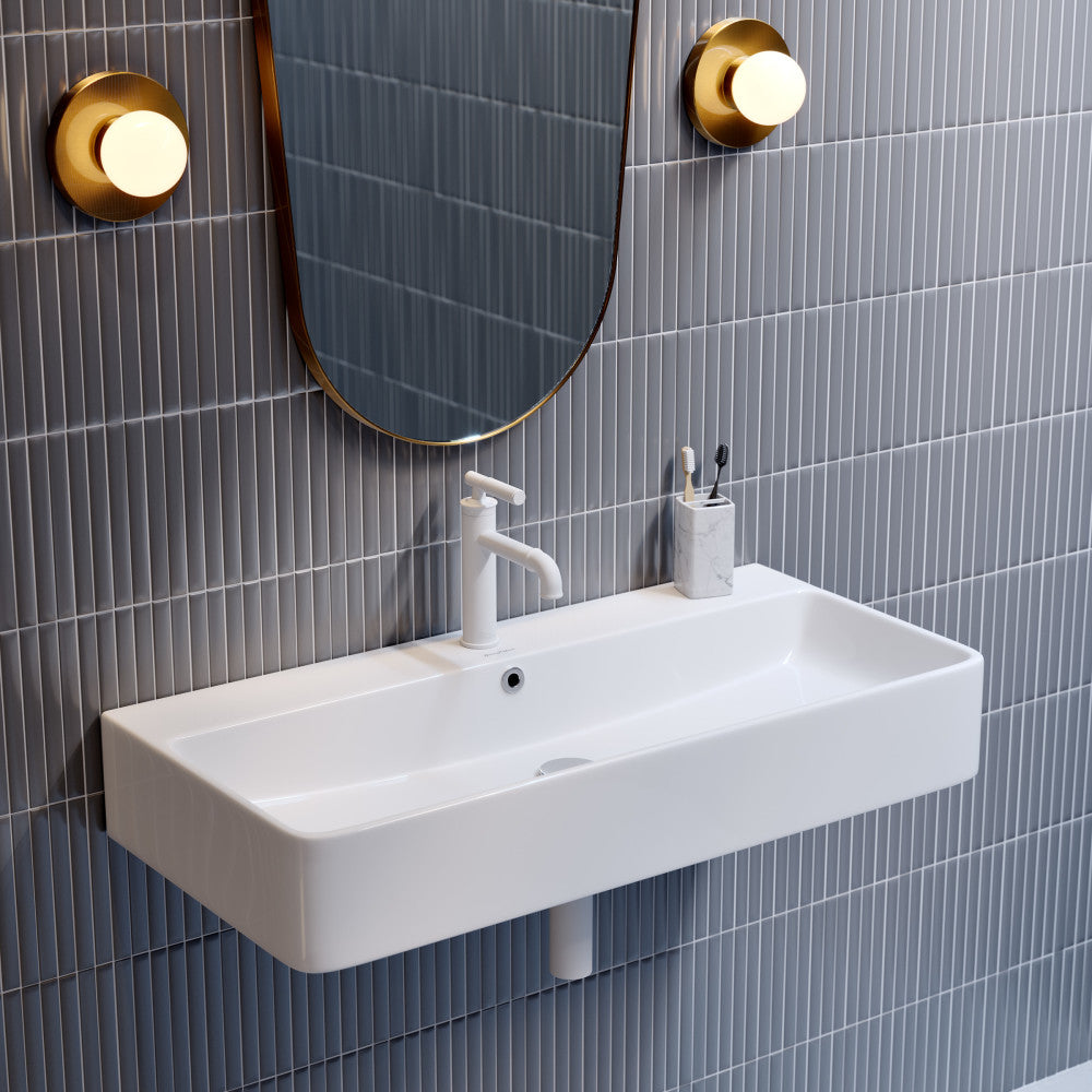 Swiss Madison Carre 36" Rectangle Wall-Mount Bathroom Sink