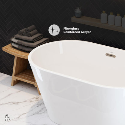 Swiss Madison Claire 48" Freestanding Bathtub