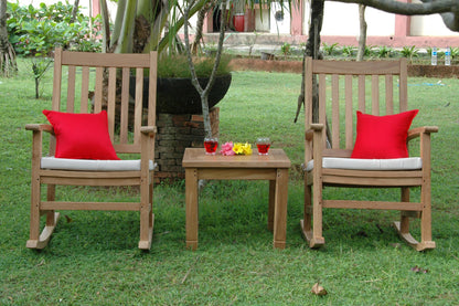 Anderson Teak Palm Beach Rocking Chairs 3-Pieces set