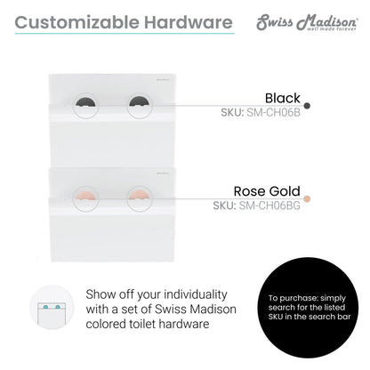 Swiss Madison Carre Wall-Hung Elongated Toilet Bowl