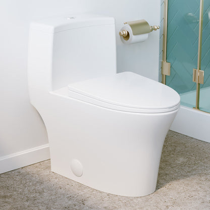 Swiss Madison Bastille One-Piece Elongated Toilet Vortex Dual-Flush 1.1/1.6 gpf