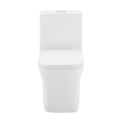 Swiss Madison Concorde One Piece Square Toilet Dual Flush 1.1/1.6 gpf with 10" Rough In