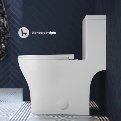 Swiss Madison Sublime III One-Piece Round Toilet Vortex™ Dual-Flush 0.95/1.26 gpf