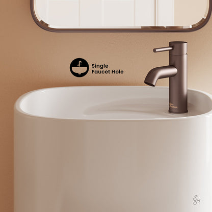 Swiss Madison Ivy One Piece Pedestal Sink