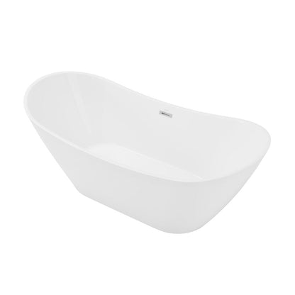 Swiss Madison Ivy 60" Double Slipper Freestanding Bathtub