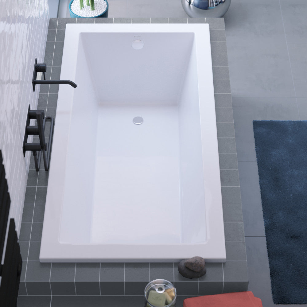 Swiss Madison Voltaire 48" x 32" Reversible Drain Drop-In Bathtub