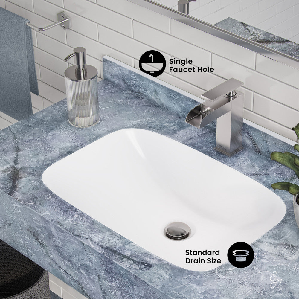 Swiss Madison Avancer 36'' Wall Mount Sink In Blue Celeste