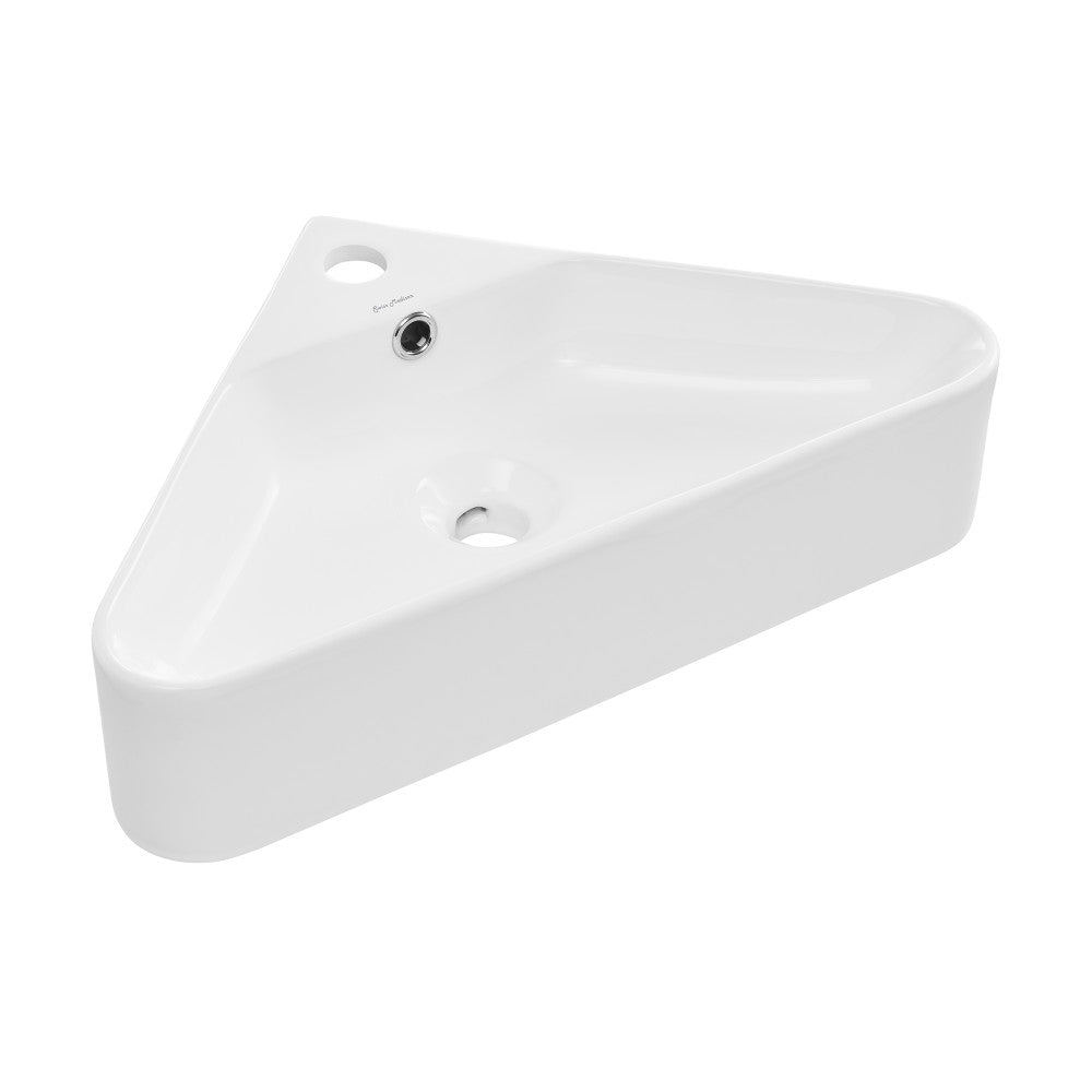 Swiss Madison St Tropez Corner Wall Hung Sink